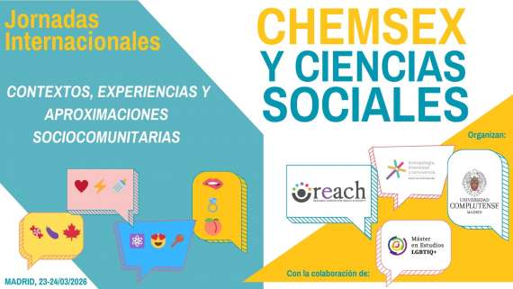 Jornadas Internacionales “Chemsex y ciencias sociales: contextos, experiencias y aproximaciones sociocomunitarias”